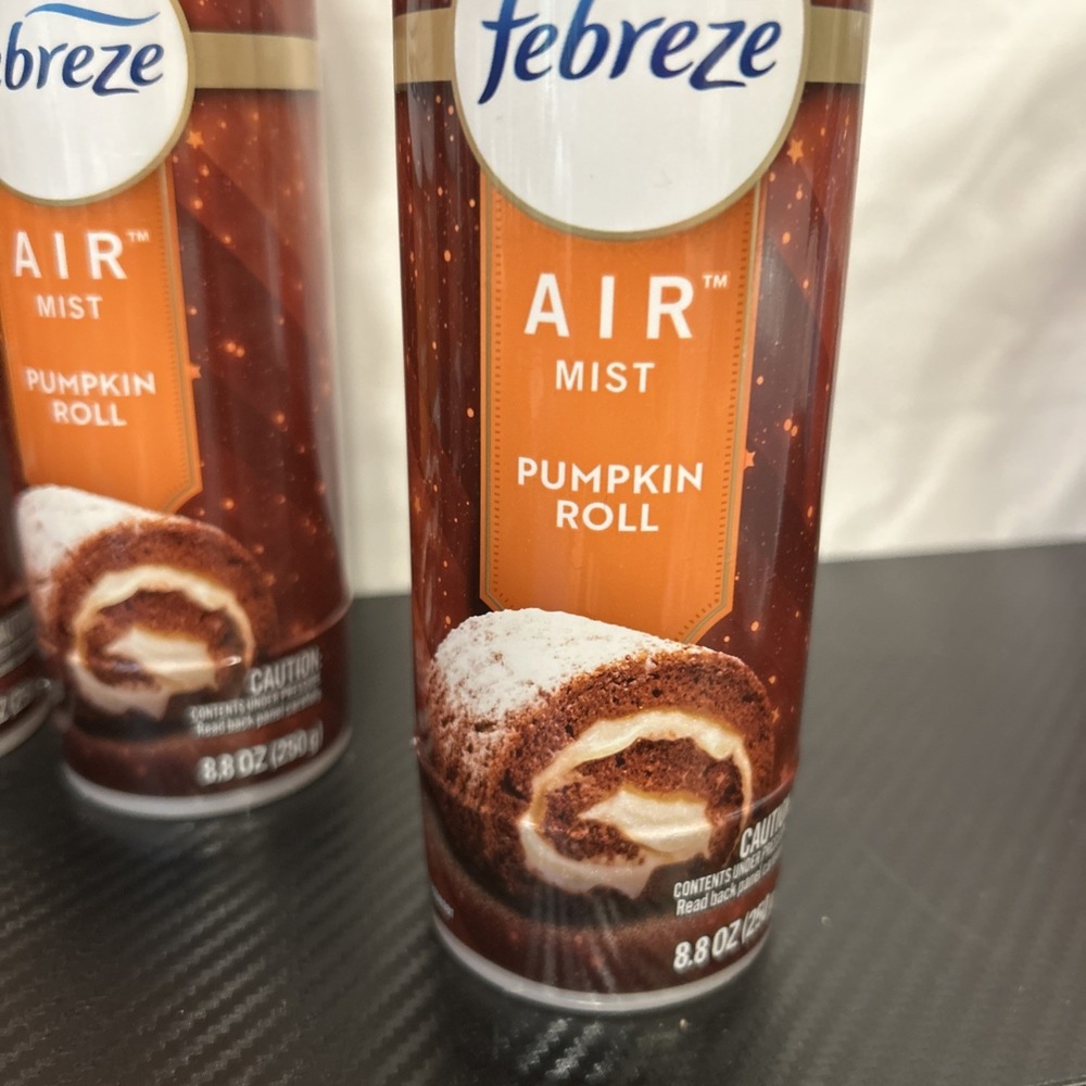 Febreze Air Mist Limited Edition Pumpkin Roll, 8.8 oz., Lot of 5 - New - Picture 2 of 3